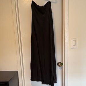 Black maxi skirt